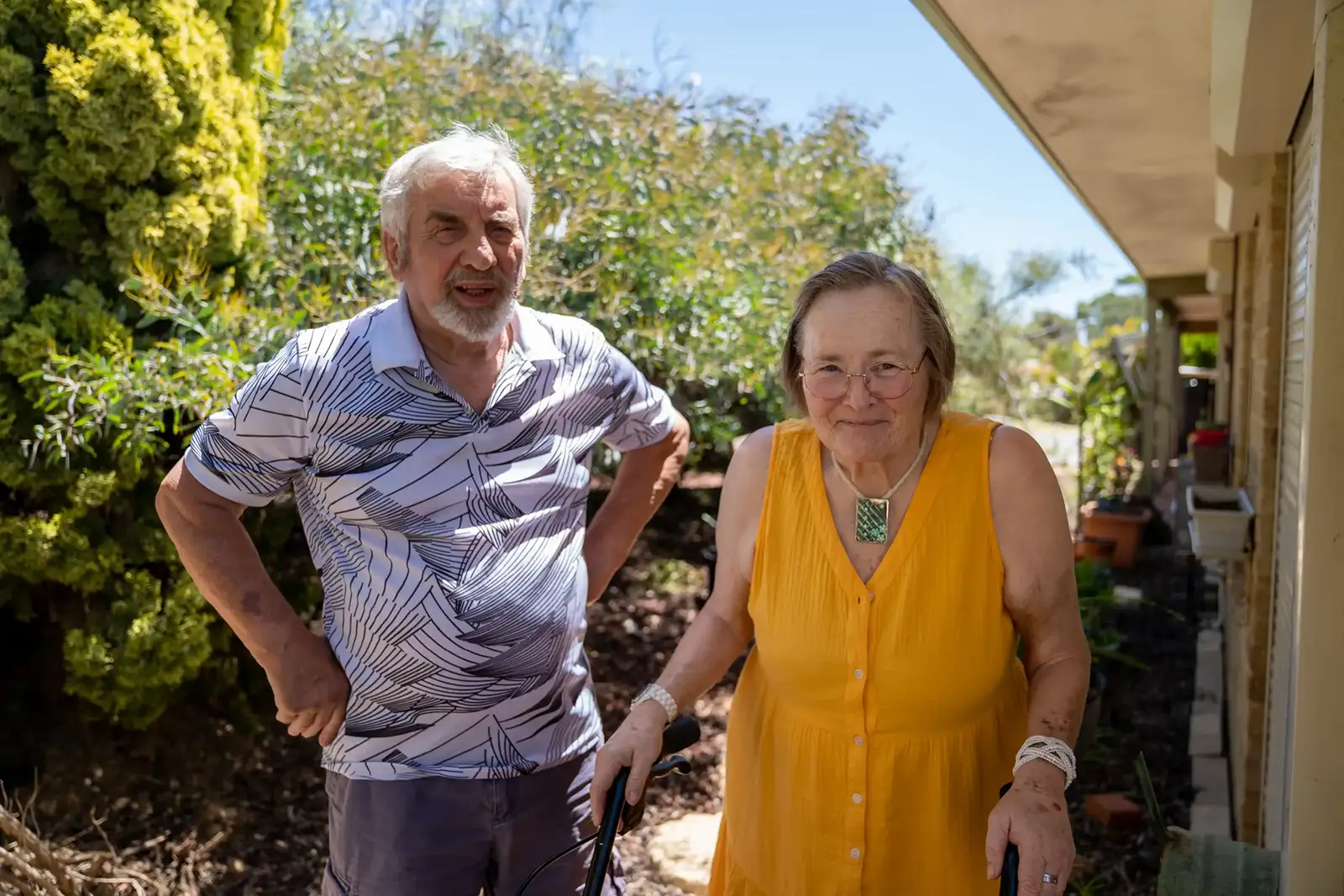 aged care and home support for senior couple in Perth
